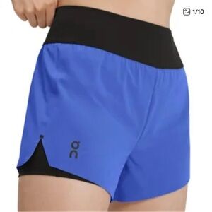 On Running Women’s Shorts – Size M (Blue/Black)